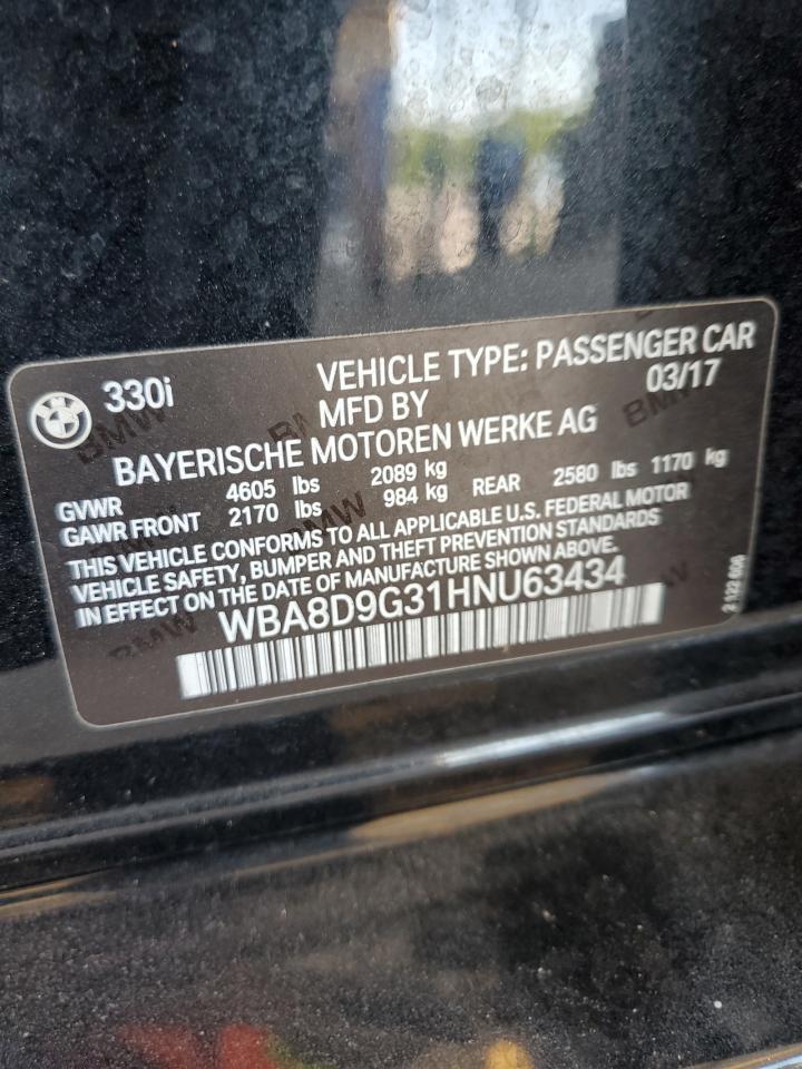 WBA8D9G31HNU63434 2017 BMW 330 Xi