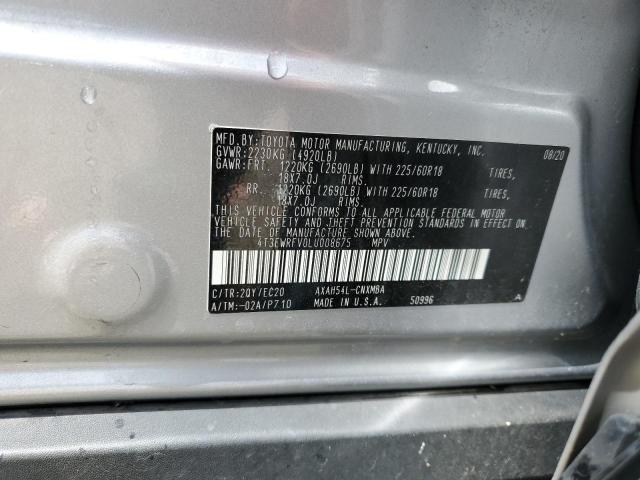 2020 Toyota Rav4 Xse VIN: 4T3EWRFV0LU008675 Lot: 53412254