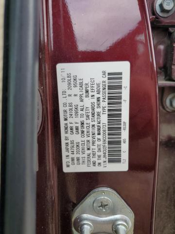 2012 Acura Tsx Tech VIN: JH4CU2F69CC008737 Lot: 54156004