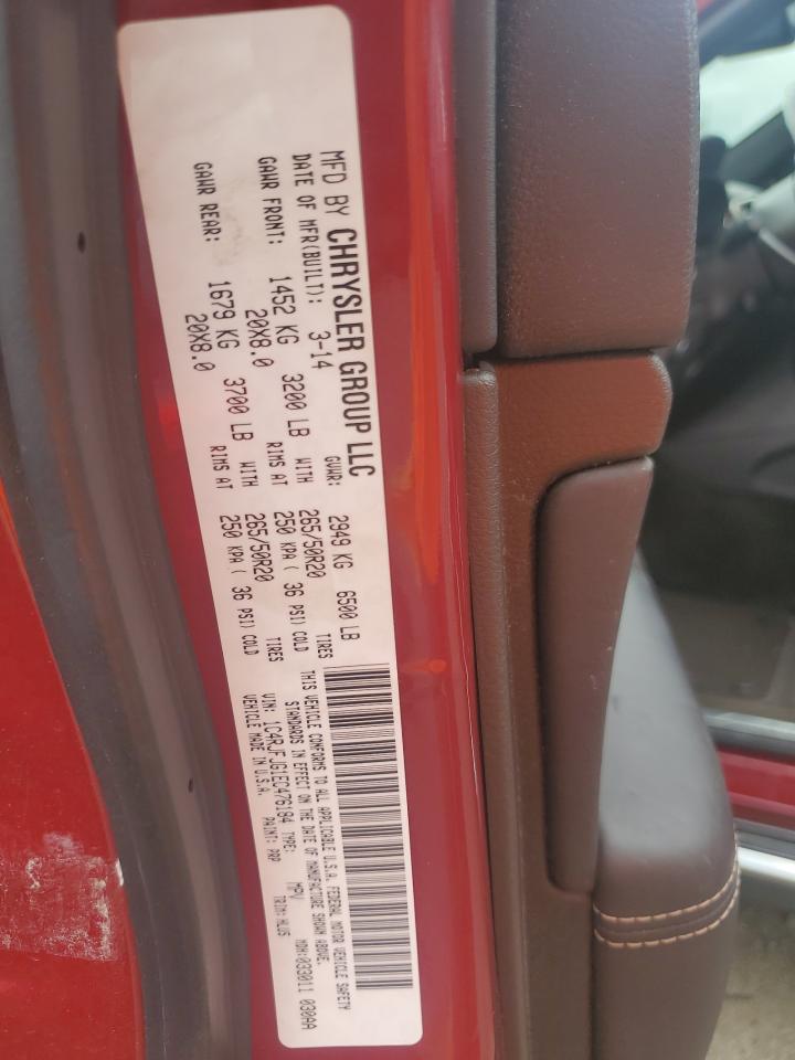 1C4RJFJG1EC476184 2014 Jeep Grand Cherokee Summit