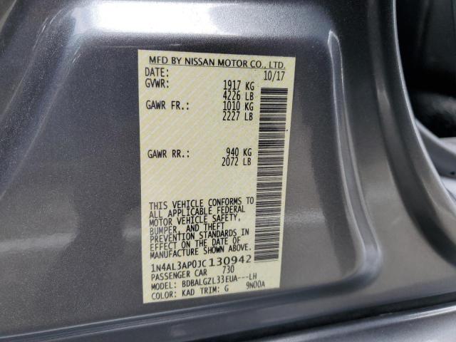 2018 Nissan Altima 2.5 VIN: 1N4AL3AP0JC130942 Lot: 54361164