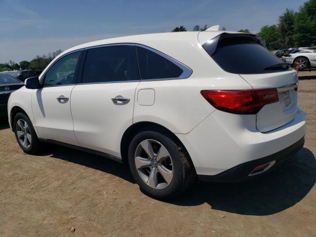 2015 Acura Mdx VIN: 5FRYD3H29FB001588 Lot: 55917004