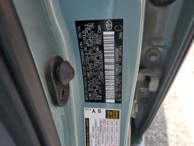 2016 Toyota Prius VIN: JTDKBRFU3G3018809 Lot: 56154294