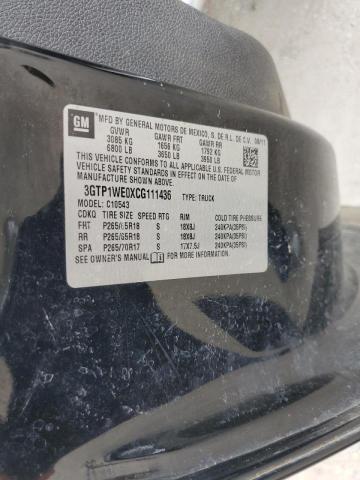 2012 GMC Sierra C1500 Slt VIN: 3GTP1WE0XCG111436 Lot: 54372564