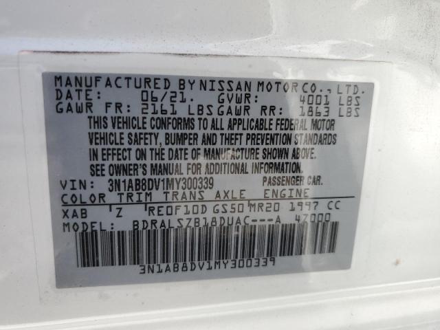 2021 Nissan Sentra Sr VIN: 3N1AB8DV1MY300339 Lot: 53761634