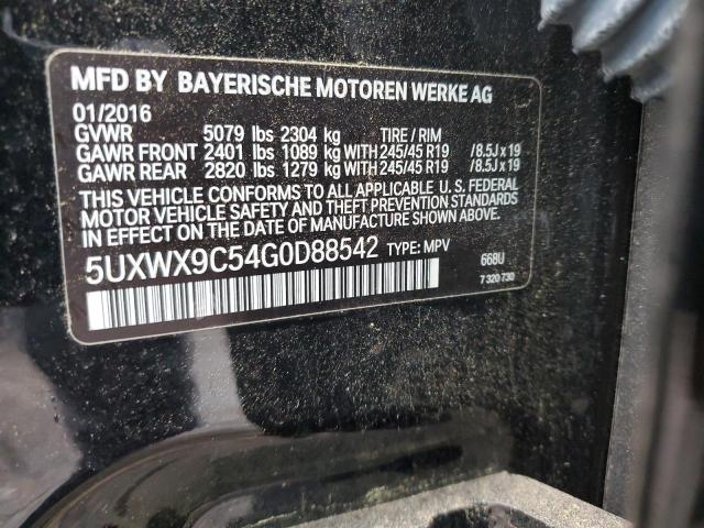 VIN 5UXWX9C54G0D88542 2016 BMW X3, Xdrive28I no.13