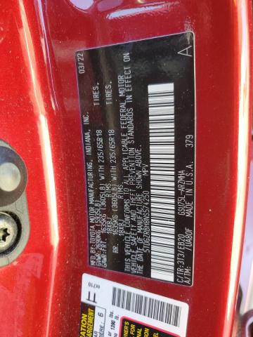 2022 Toyota Highlander Xle VIN: 5TDGZRBH8NS574250 Lot: 56827024