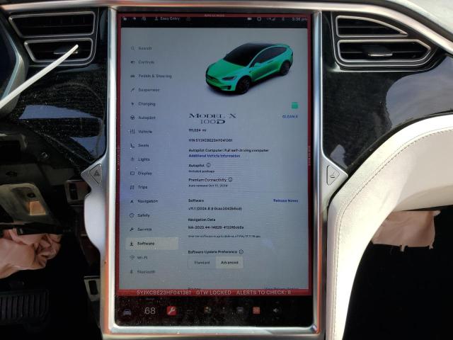 2017 Tesla Model X VIN: 5YJXCBE23HF041361 Lot: 54456384