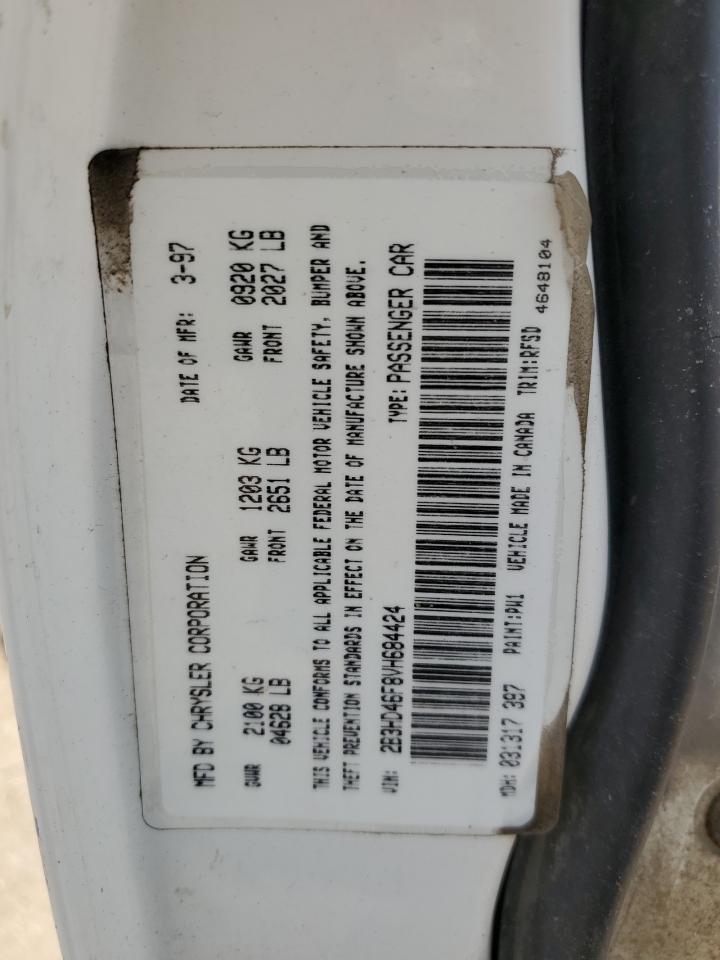 2B3HD46F8VH684424 1997 Dodge Intrepid