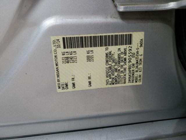 2014 Nissan Maxima S VIN: 1N4AA5AP8EC905592 Lot: 56428224