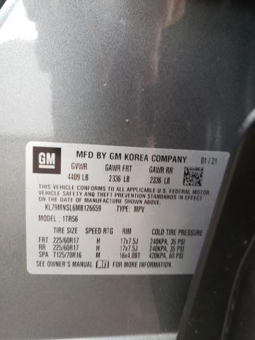 2021 Chevrolet Trailblazer Ls VIN: KL79MNSL6MB126659 Lot: 54773814