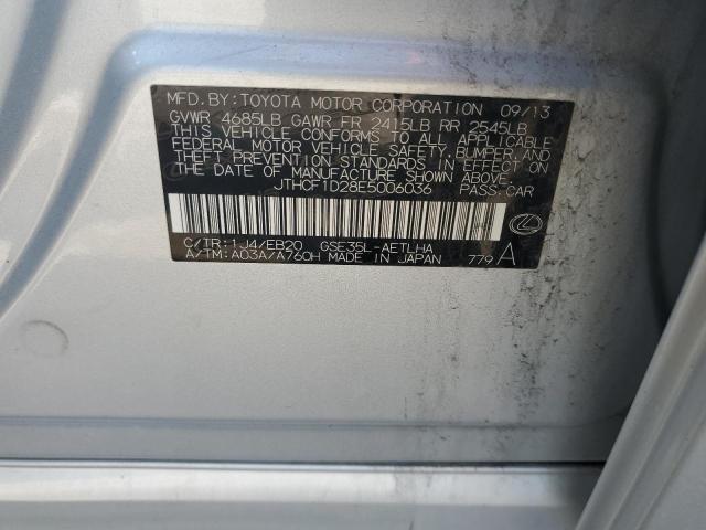 2014 Lexus Is 250 VIN: JTHCF1D28E5006036 Lot: 54715124