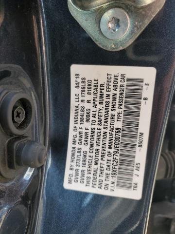 2018 Honda Civic Ex VIN: 19XFC2F79JE030768 Lot: 54794664