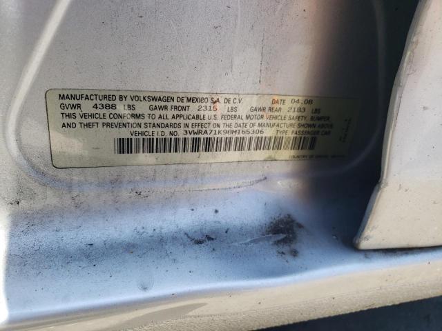 2008 Volkswagen Jetta Wolfsburg VIN: 3VWRA71K98M165306 Lot: 56973144