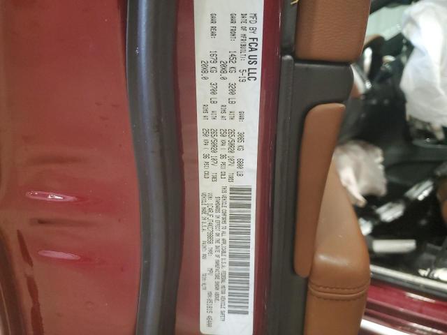 2019 Jeep Grand Cherokee Summit VIN: 1C4RJFJT4KC798858 Lot: 55101654