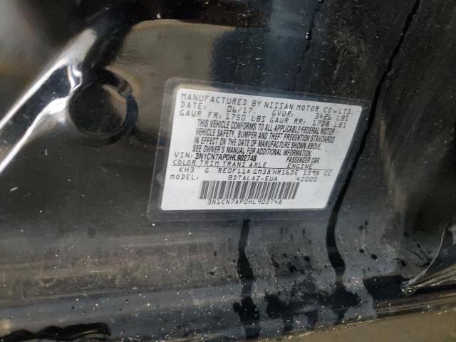 2017 Nissan Versa S VIN: 3N1CN7AP0HL902748 Lot: 54745044