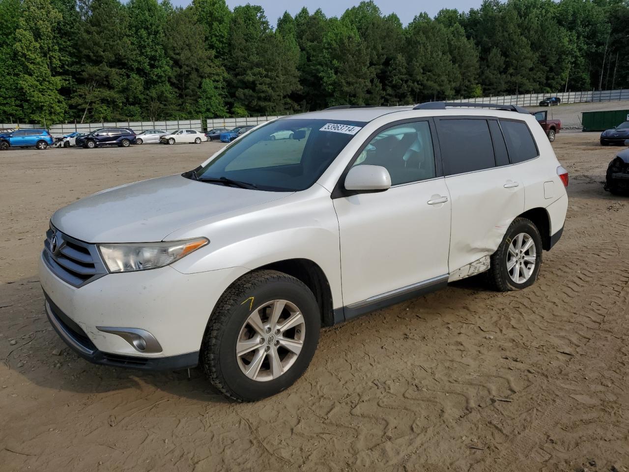 5TDZK3EH8CS059476 2012 Toyota Highlander Base