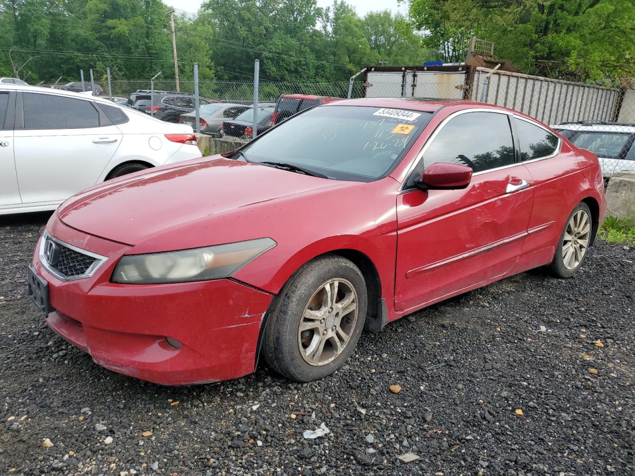 1HGCS22848A004906 2008 Honda Accord Exl