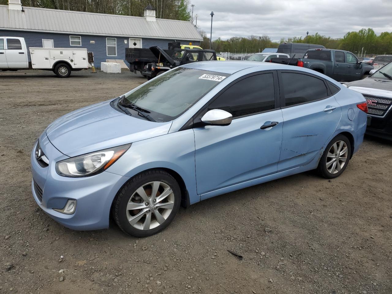 2013 Hyundai Accent Gls vin: KMHCU4AE1DU380110