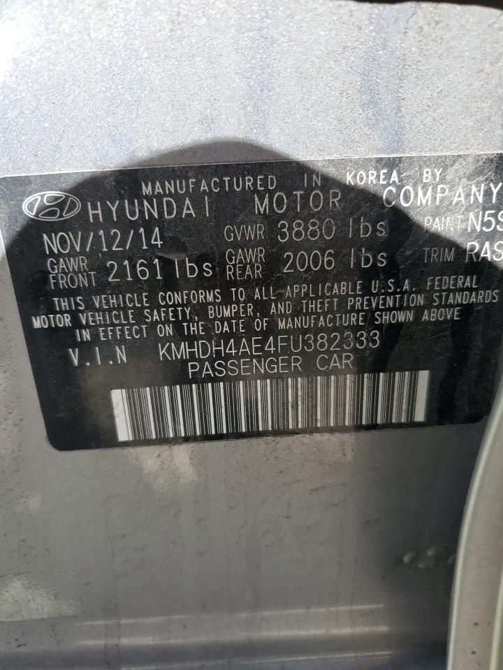 KMHDH4AE4FU382333 2015 Hyundai Elantra Se