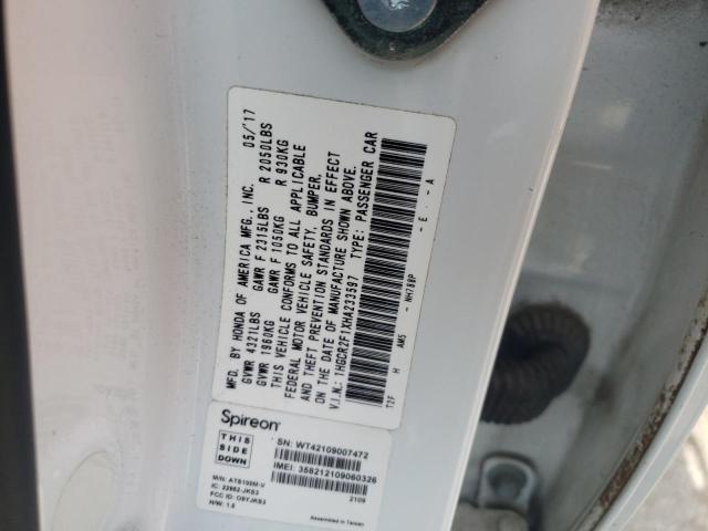 2017 HONDA ACCORD SPO - 1HGCR2F1XHA233597