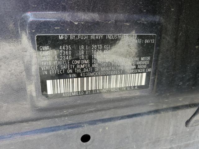 2013 Subaru Legacy 2.5I Limited VIN: 4S3BMCK60D3044651 Lot: 54445334