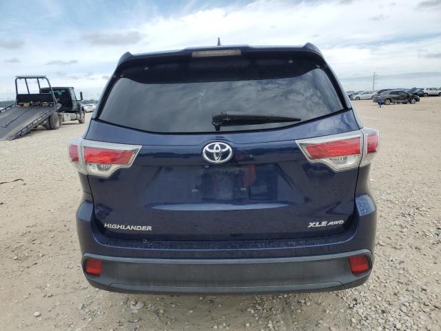 VIN 5TDJKRFH6FS141483 2015 Toyota Highlander, Xle no.6