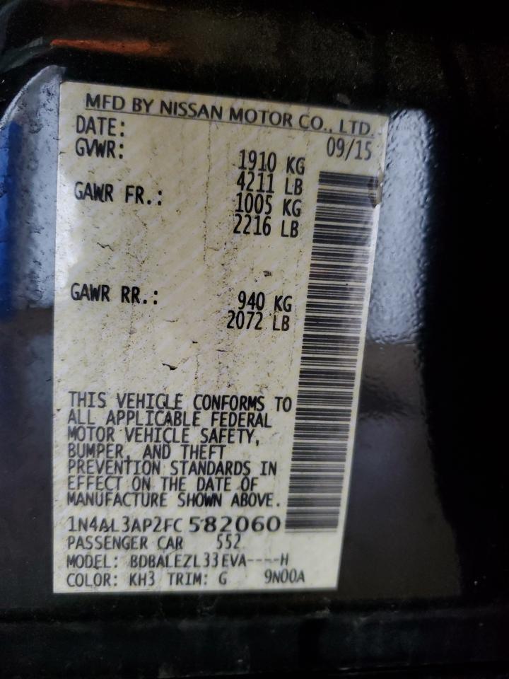 1N4AL3AP2FC582060 2015 Nissan Altima 2.5