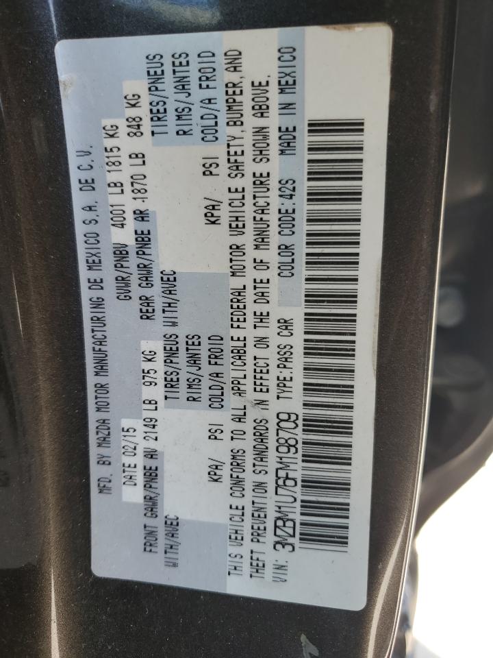 3MZBM1U76FM198709 2015 Mazda 3 Sport