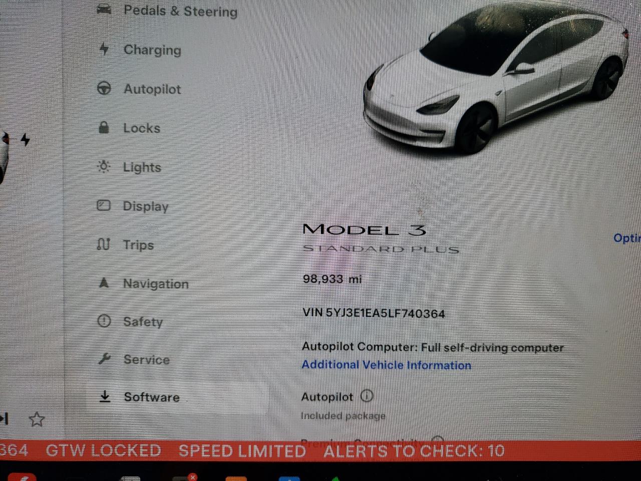 5YJ3E1EA5LF740364 2020 Tesla Model 3