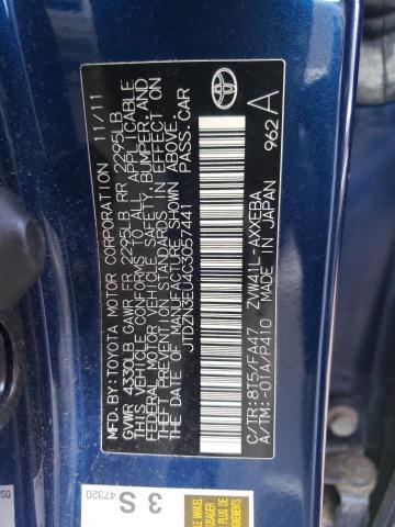 2012 Toyota Prius V VIN: JTDZN3EU4C3057441 Lot: 56767304