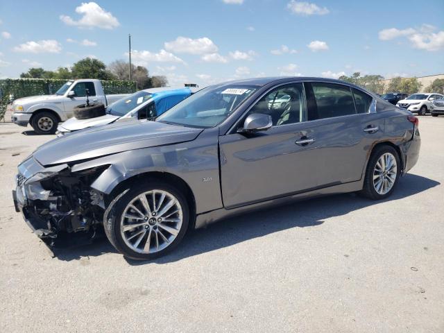 2021 Infiniti Q50 Luxe VIN: JN1EV7BR4MM754144 Lot: 55555274