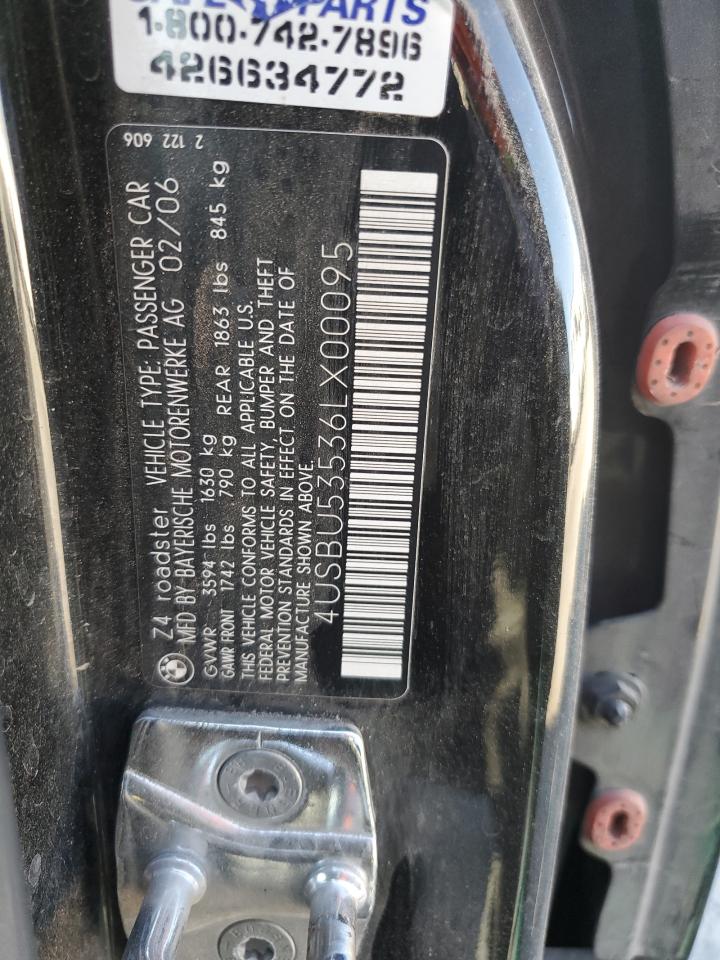 4USBU53536LX00095 2006 BMW Z4 3.0Si