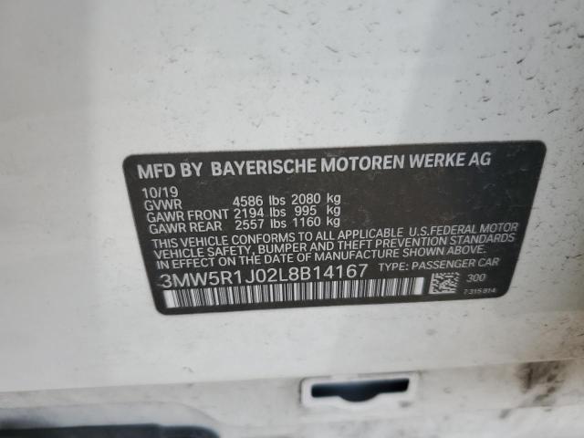 3MW5R1J02L8B14167 BMW 3 Series 330I 13