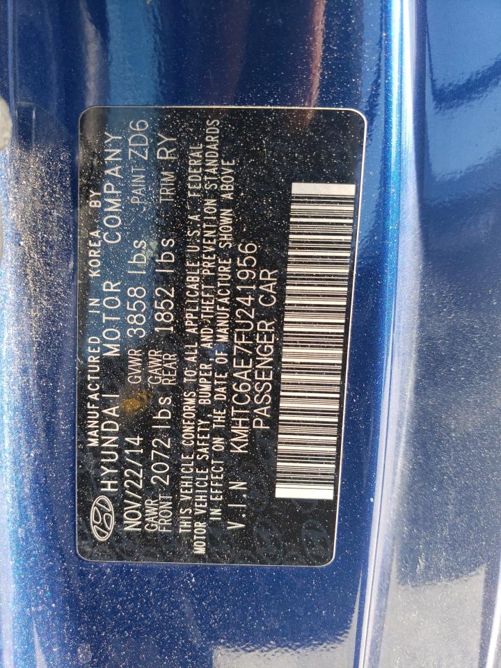 KMHTC6AE7FU241956 2015 Hyundai Veloster Turbo