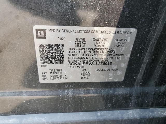 2020 GMC Terrain Slt VIN: 3GKALPEV2LL238016 Lot: 51734214