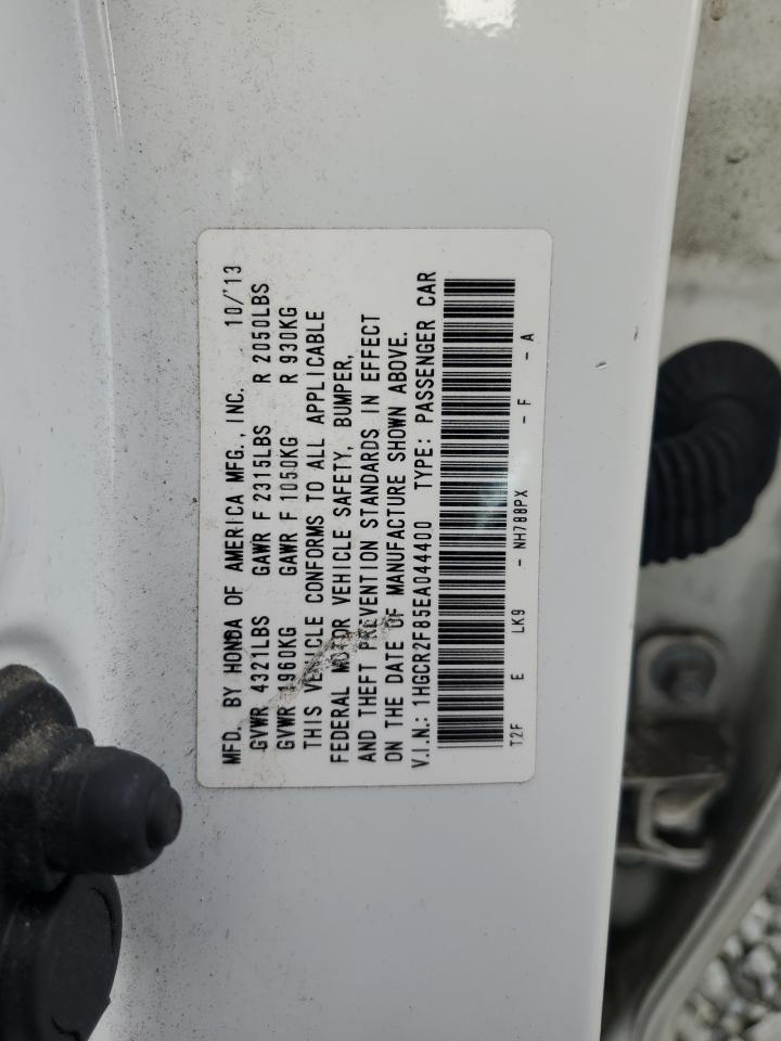 1HGCR2F85EA044400 2014 Honda Accord Exl