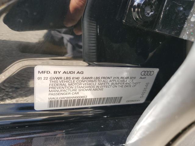 2022 AUDI A8 L WAULDAF85NN000653