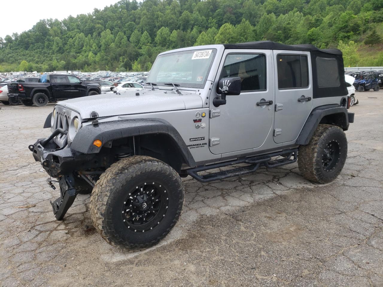 1C4BJWDG8EL313237 2014 Jeep Wrangler Unlimited Sport