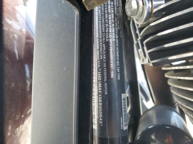 2019 HARLEY-DAVIDSON FLHTCUTG 1HD1MAF15KB860643