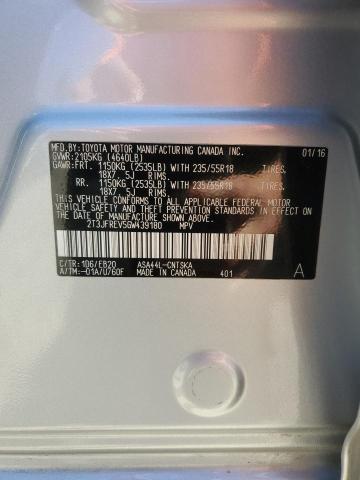 2016 TOYOTA RAV4 SE - 2T3JFREV5GW439180