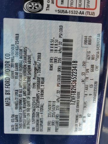 2006 Ford Mustang Gt VIN: 1ZVFT82H365223418 Lot: 53167964