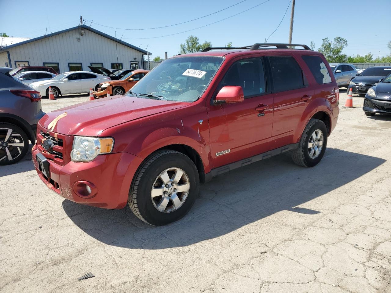 1FMCU04138KC24881 2008 Ford Escape Limited