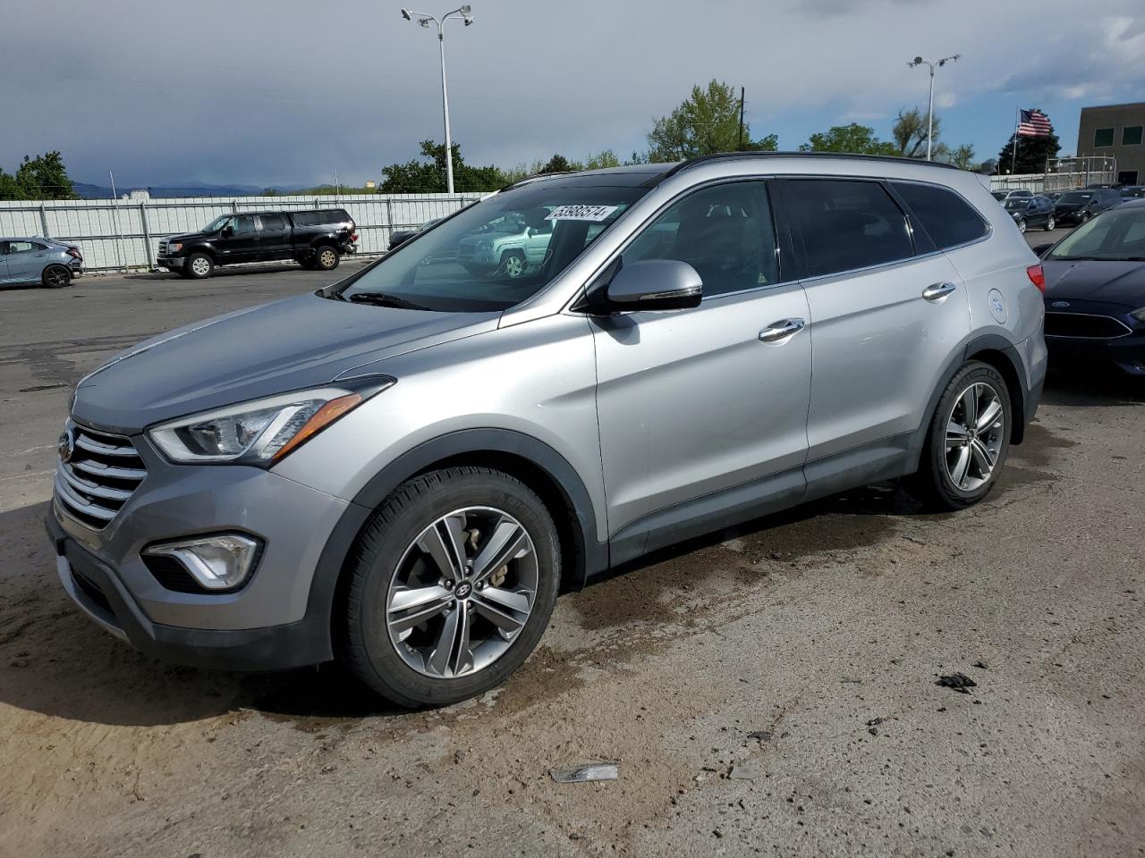 KM8SR4HF7EU086997 2014 Hyundai Santa Fe Gls