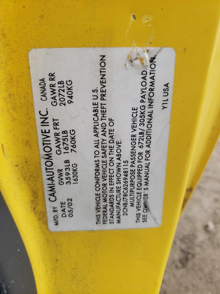 2CNBJ78C626948115 2002 Chevrolet Tracker Zr2