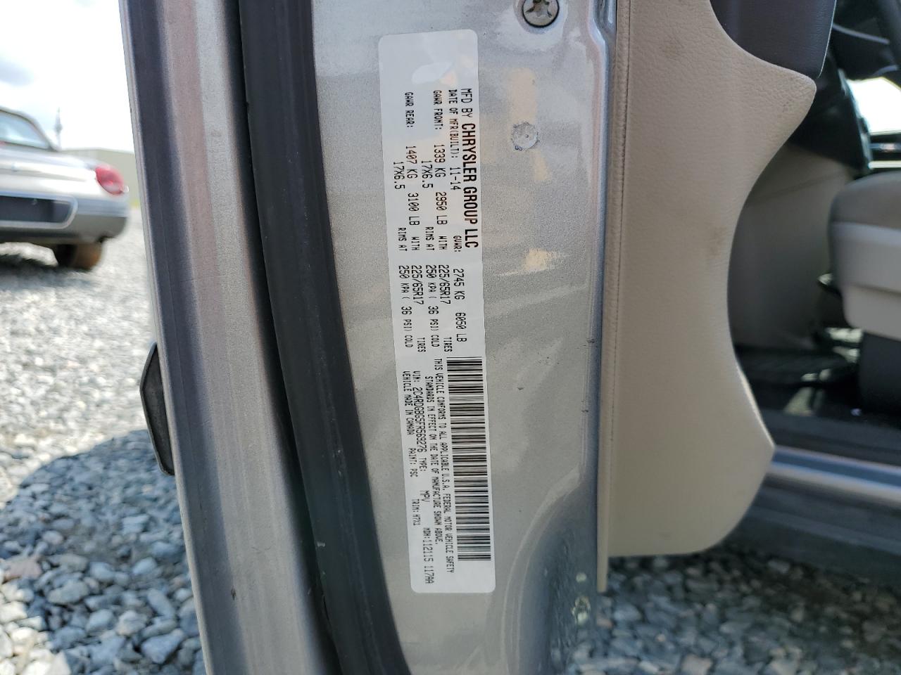 2C4RDGBG5FR569276 2015 Dodge Grand Caravan Se