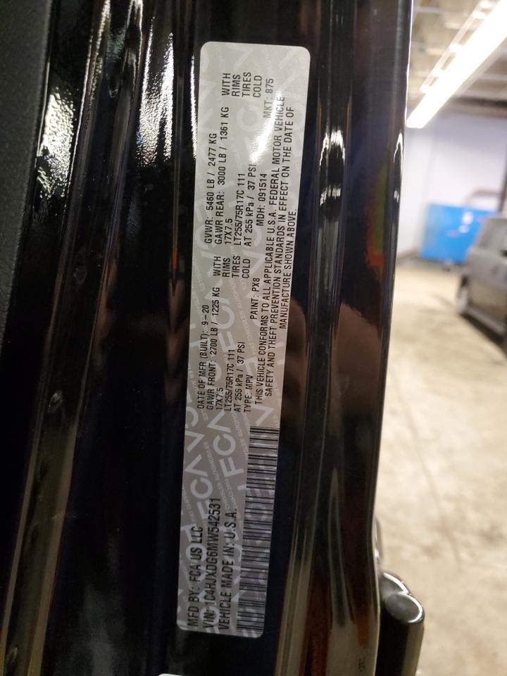 1C4HJXDG6MW542531 2021 Jeep Wrangler Unlimited Sport