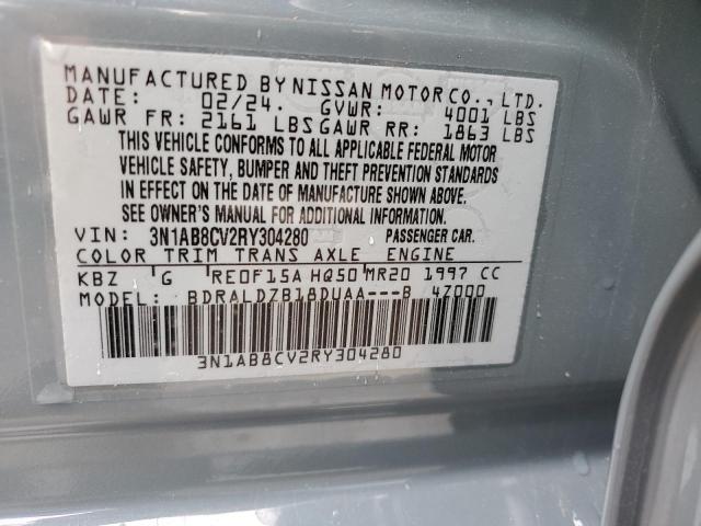 2024 Nissan Sentra Sv VIN: 3N1AB8CV2RY304280 Lot: 54378044