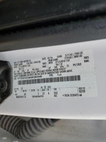 2016 Ford F150 Supercrew VIN: 1FTEW1EG4GKD83049 Lot: 52560864