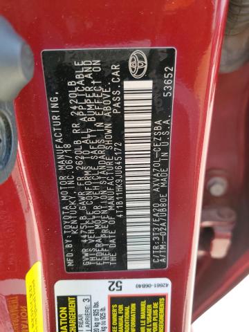2018 TOYOTA CAMRY L - 4T1B11HK9JU645172